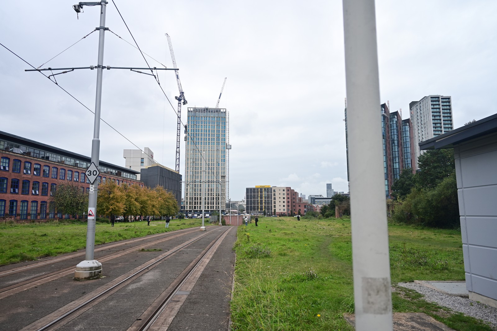The site along the tram line