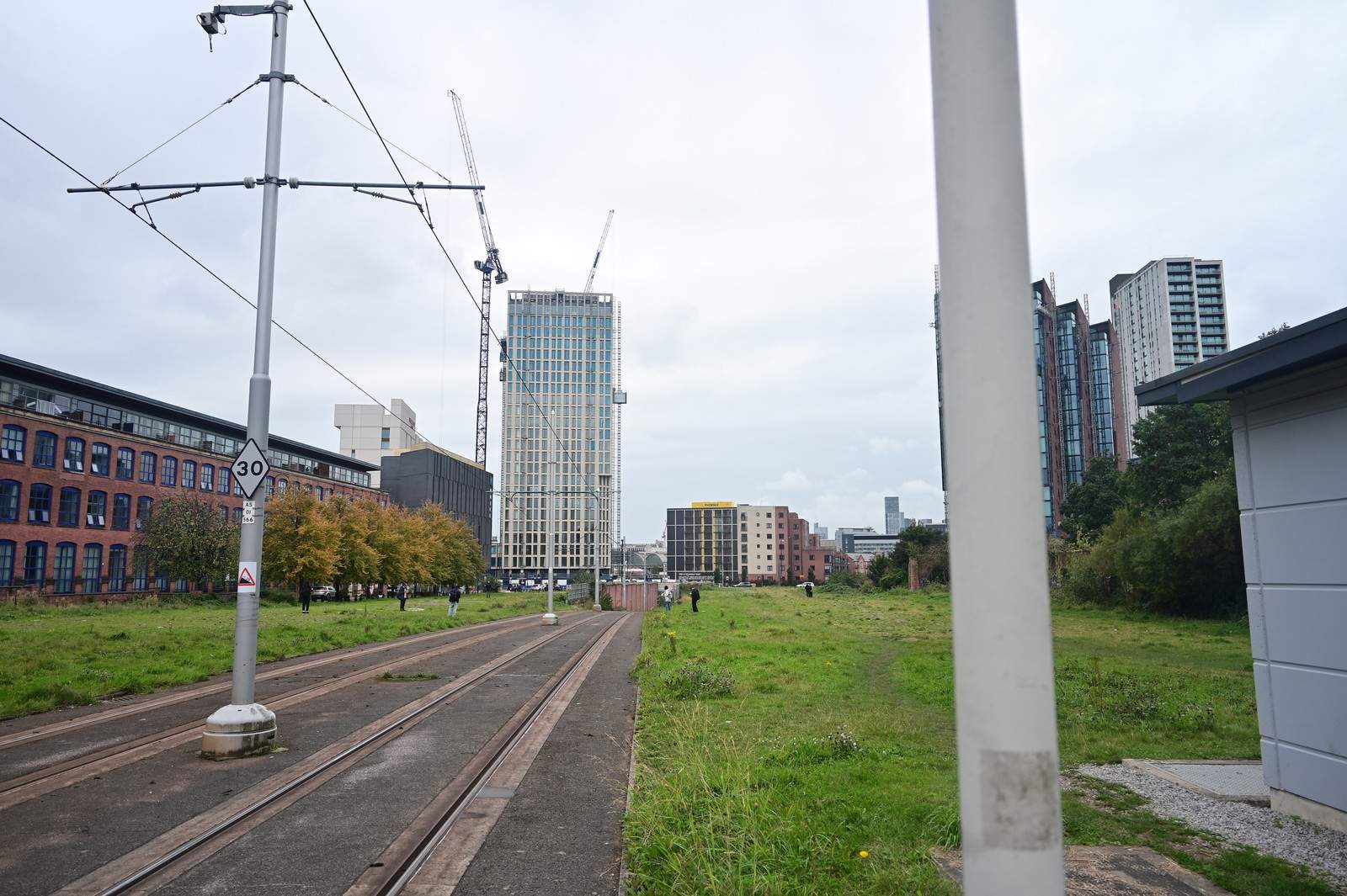 The site along the tram line